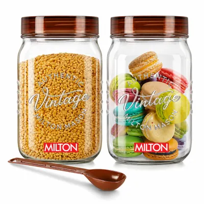 Milton Vintage Plastic Storage Jar Set