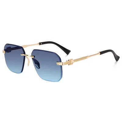 Dervin Rimless Square Sunglasses
