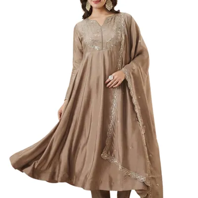 Mokosh Anarkali Kurta Set With Dupatta