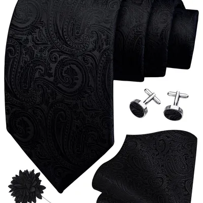 Gusleson Paisley Tie & Cufflinks Set