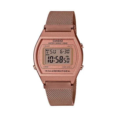 Casio Vintage B640WMR Rose Gold Watch