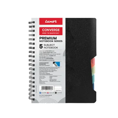 Luxor 5 Subject Notebook